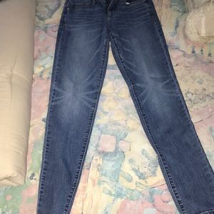 Blue jeans skinny leg